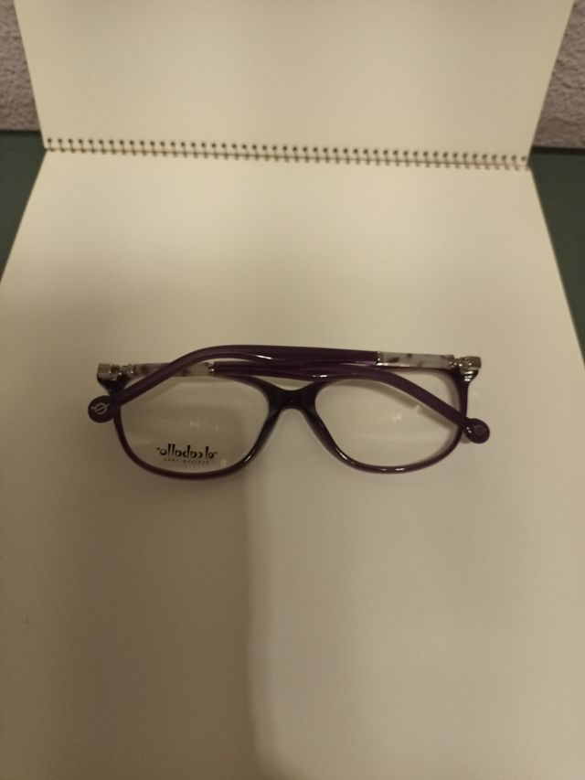 Montura gafas mujer El Caballo morado Cal.54x16
