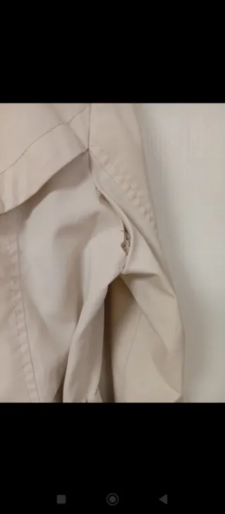 Gabardina Mujer H&M Beige