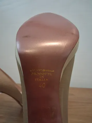 Scarpe Guja Ferri Tacco 11 Pelle Tg 40