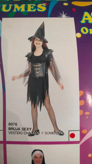 Disfraz Bruja Adulto Talla Única
