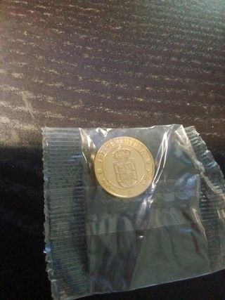 Monedas Canarias Bañadas en Oro