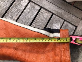 Chaqueta Moto Negra y Naranja