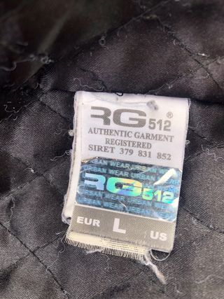 Chaqueta Moto Negra y Naranja