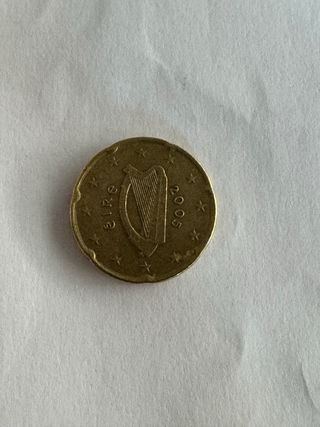 Moneta 0.20 cent.euro Irlanda 2005