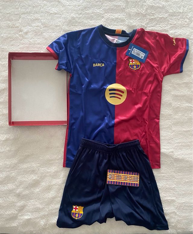 Equipación FC Barcelona 24/25 Talla 12