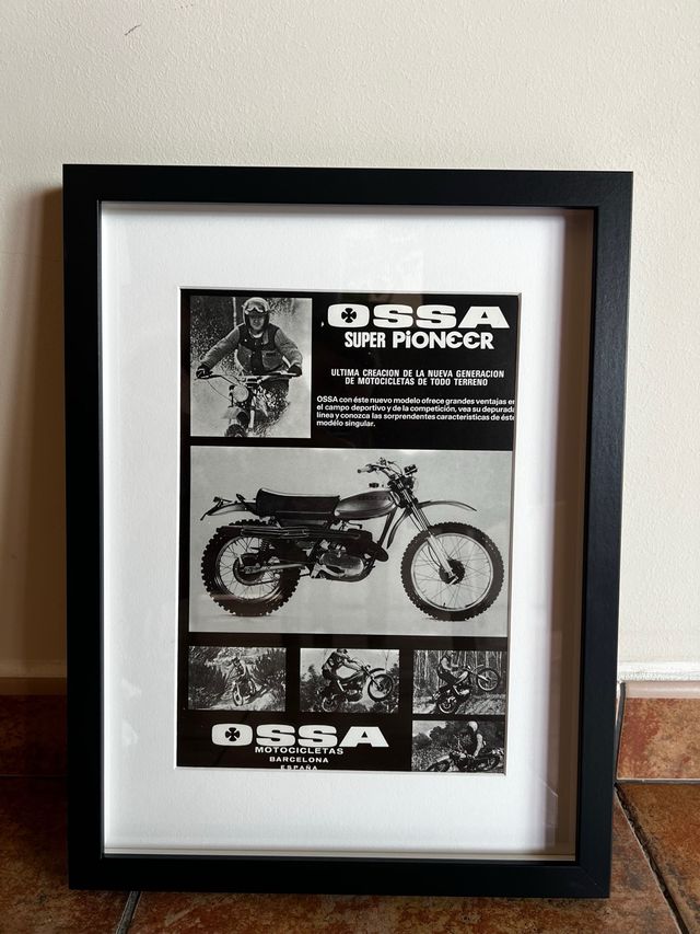 Cuadro Publicidad OSSA Super Pioneer