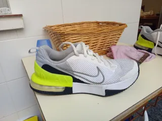 Zapatillas Nike Air Max Hombre Blancas y Amarillas