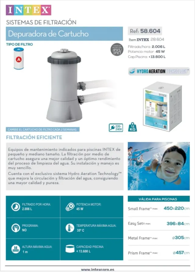 Depuradora Intex A28604NP