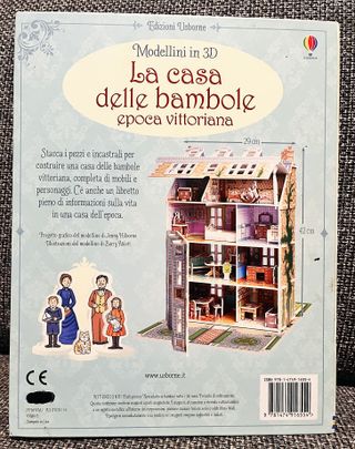 La casa delle bambole epoca vittoriana 3D