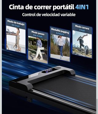 Cinta de correr plegable