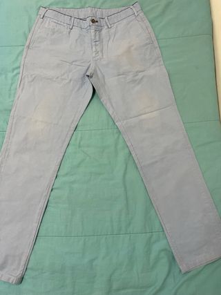 Pantalones Massimo Dutti Azul