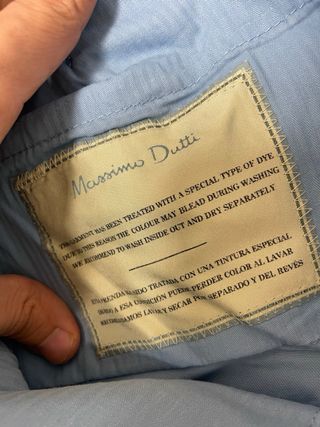 Pantalones Massimo Dutti Azul