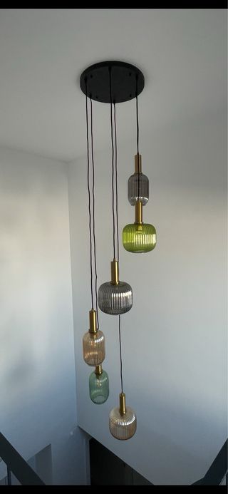 Lámpara Colgante Lindby, 6 luces.