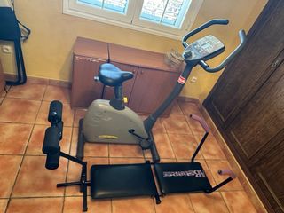 Bicicleta Estática y Abdominales