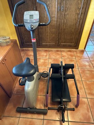Bicicleta Estática y Abdominales