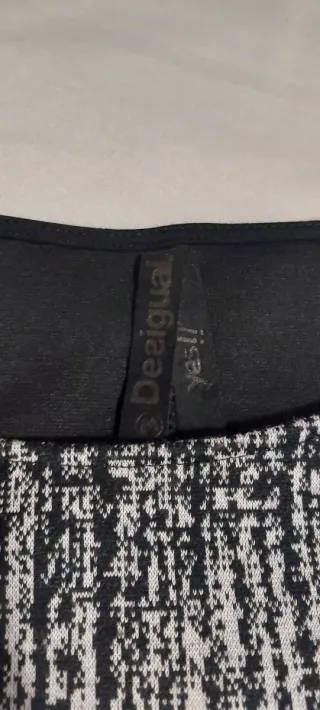 Abito donna fantasia bianco e nero