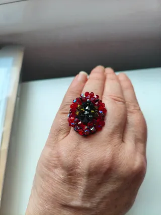 Anillos artesanales de bisutería