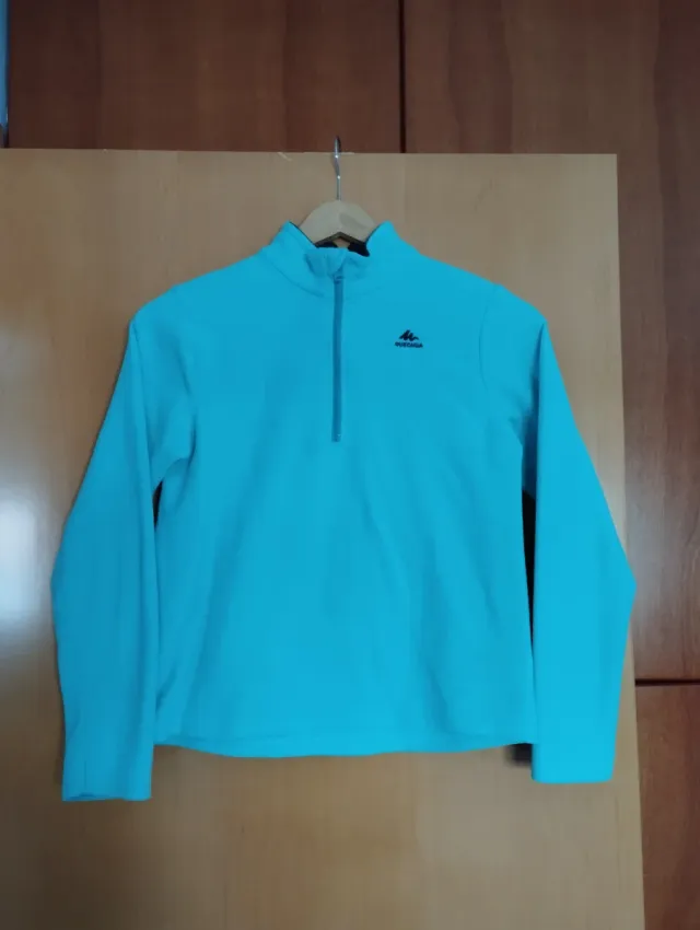 Sudadera infantil Quechua azul