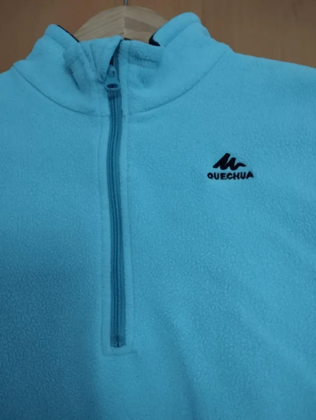 Sudadera infantil Quechua azul