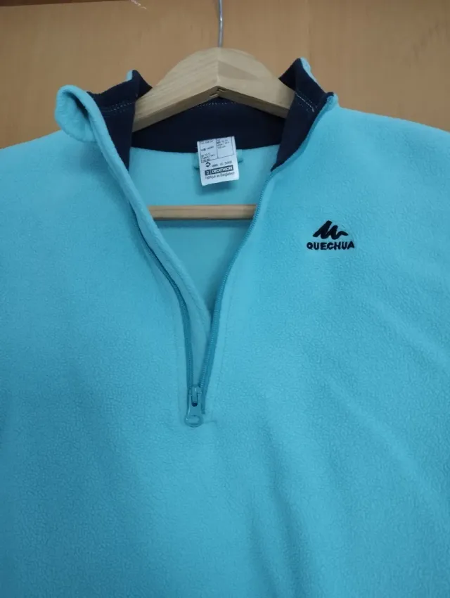 Sudadera infantil Quechua azul