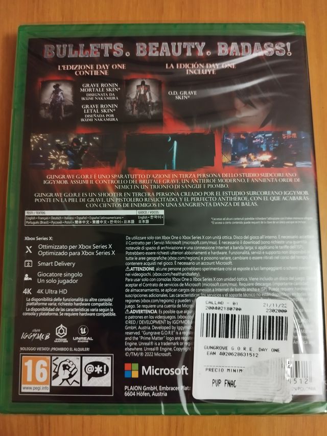 Gungrave GORE Day One Edition - Xbox Series X