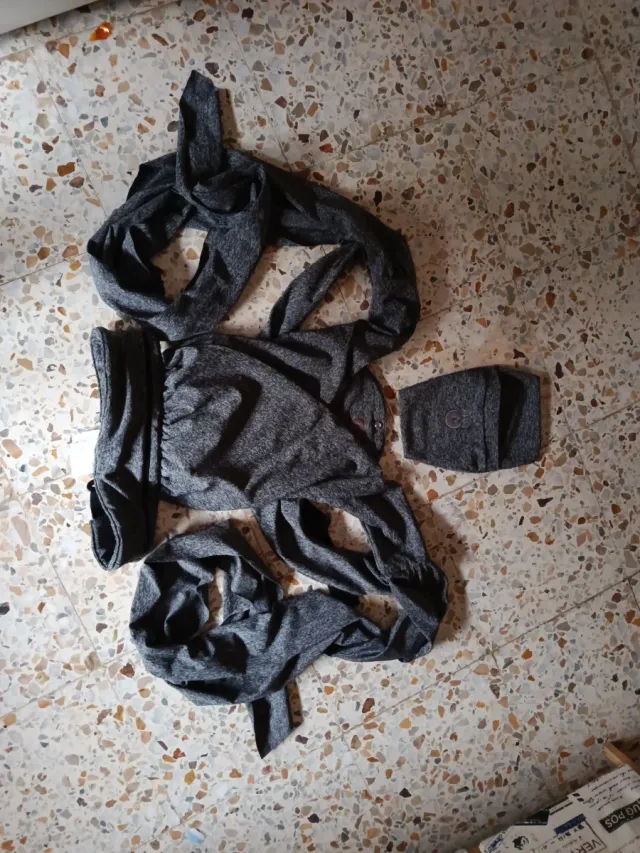 Mochila Portabebés Gris