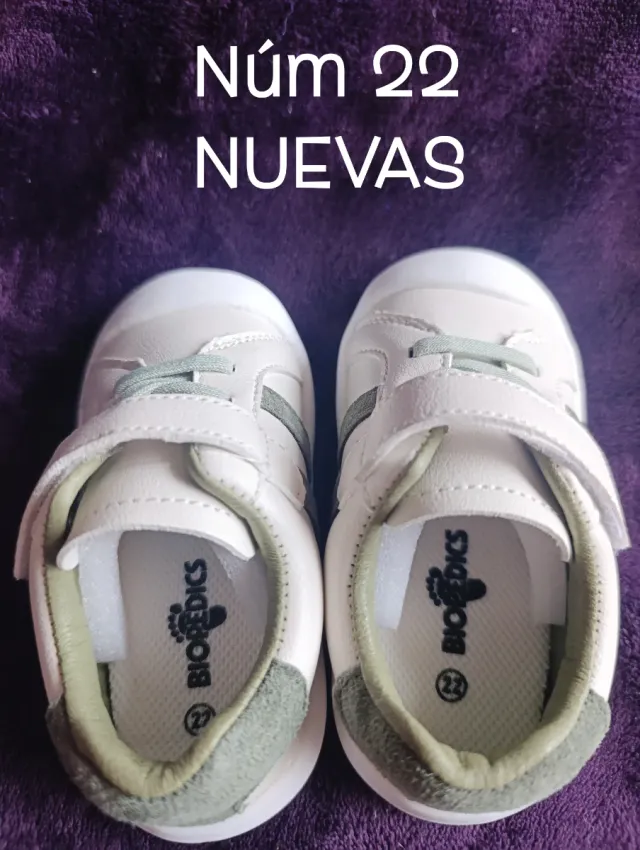 Deportivas Biopedics Talla 22 Nuevas
