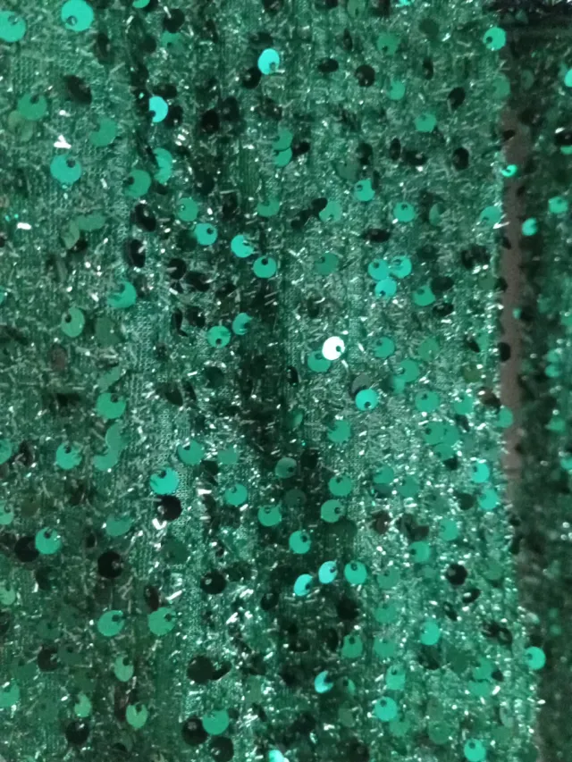 Mono lentejuelas fiesta verde