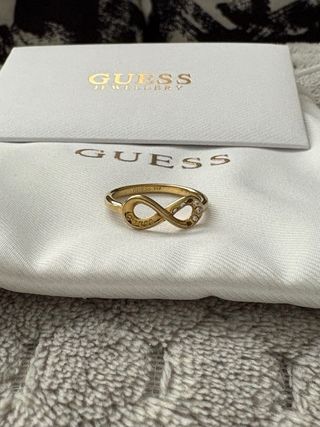 Anillo Guess Infinito Dorado
