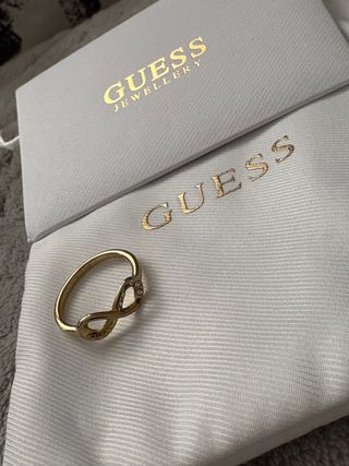 Anillo Guess Infinito Dorado
