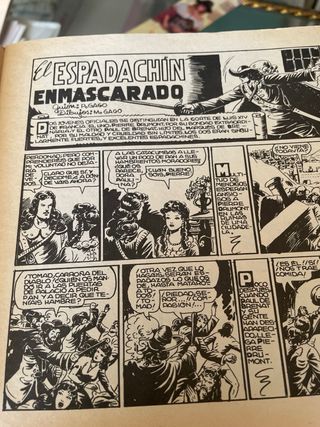 Comic El Espadachín Enmascarado