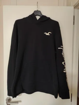 Sudadera Hollister Negra Hombre