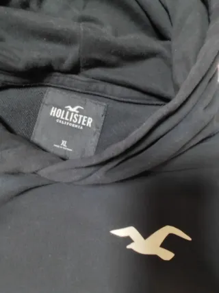 Sudadera Hollister Negra Hombre