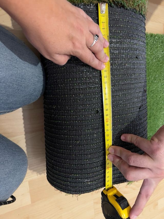 Césped artificial recorte 5 - 4,5m x 30cm