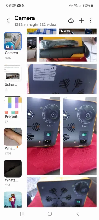 Ozonizzatore giallo e argento