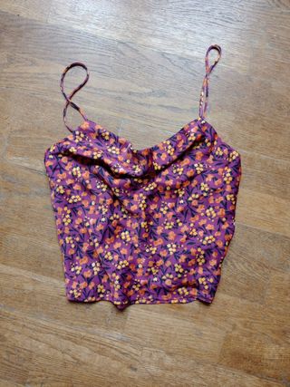 Top tirantes flores Zara S
