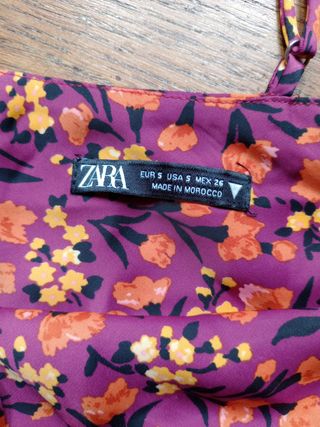 Top tirantes flores Zara S