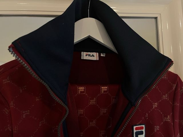 Fato de Treino Fila Vermelho e Dourado