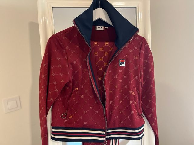 Fato de Treino Fila Vermelho e Dourado