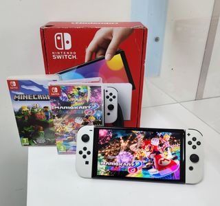 Consola NINTENDO Swtich Oled HEG-001 + 2 Juegos