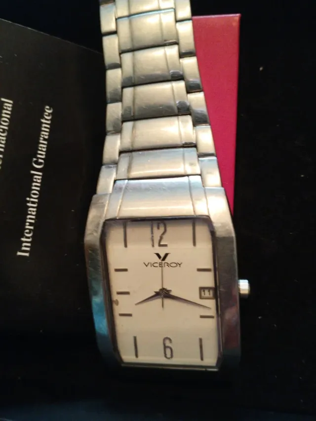 Reloj Viceroy Caballero Plata y Blanco s/pila