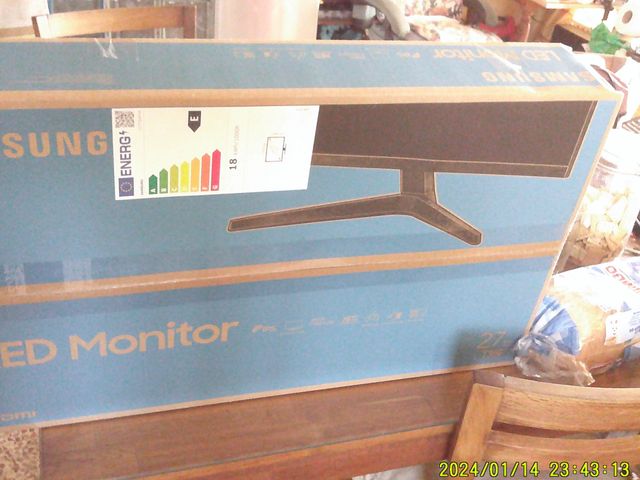 Monitor LED Samsung Azul/Gris