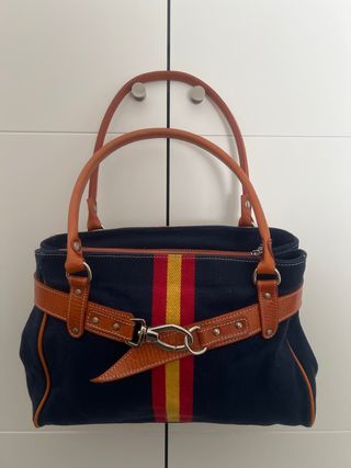 Bolso azul con rayas España Nuevo