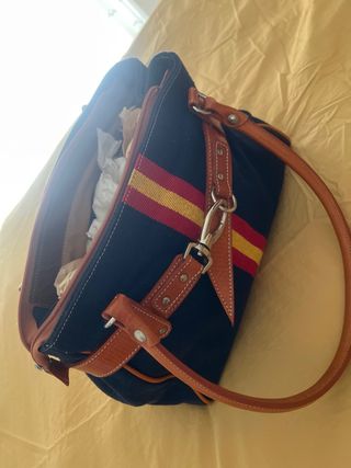 Bolso azul con rayas España Nuevo