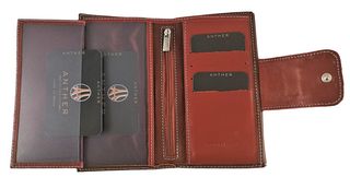 Cartera Billetera para Mujer en Piel de 1a Calidad