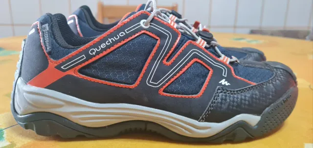 Zapatillas Montaña Quechua Azul/Naranja n° 37