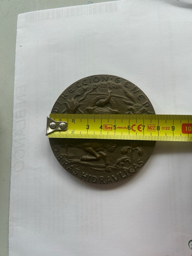 Medalla bronce Obras Hidráulicas 1976
