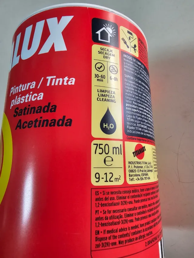 Pintura Plástica Satinada Hidralux , colores.