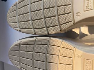 Zapatos cómodos mujer flexibles beige/plata