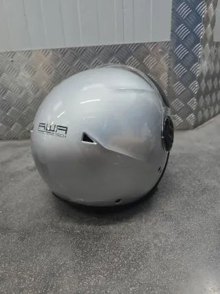 Casco Jet Awa Gris Talla XL Moto Scooter